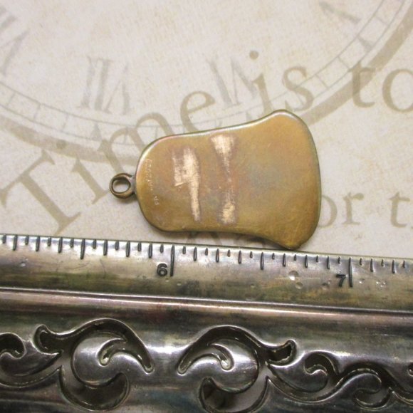 ANTIQUE Woodmen of The World Watch Fob ~Signed 1909 WOODMEN Decorated Watch Fob - Picture 11 of 12